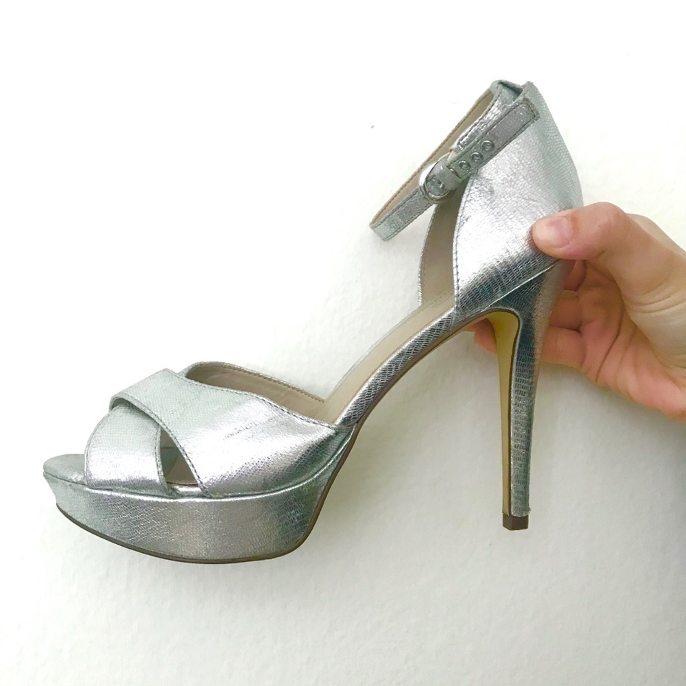 Aldo Silver Pumps